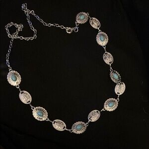 Silver and Turquoise belt